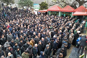 تشییع پیکر شهید پاسدار سرهنگ «محمد مهدی باقری» - سوادکوه