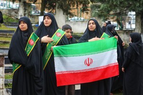 تشییع پیکر شهید پاسدار سرهنگ «محمد مهدی باقری» - سوادکوه