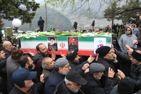 تشییع پیکر شهید پاسدار سرهنگ «محمد مهدی باقری» - سوادکوه