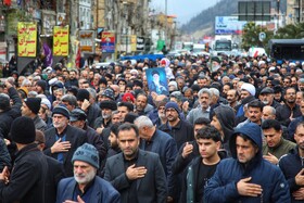 تشییع پیکر شهید پاسدار سرهنگ «محمد مهدی باقری» - سوادکوه