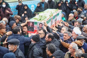 تشییع پیکر شهید پاسدار سرهنگ «محمد مهدی باقری» - سوادکوه