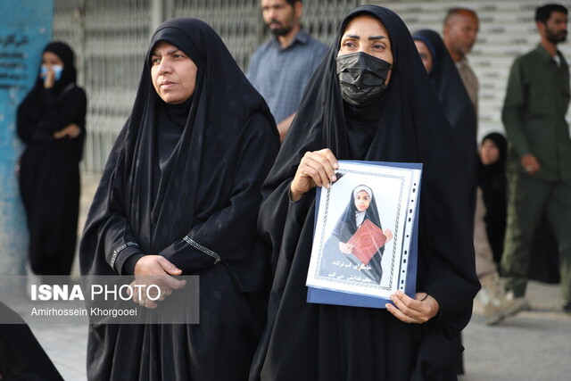 بزرگداشت چهلمین روز شهادت دانش‌آموزان مدرسه «شجره طیبه»