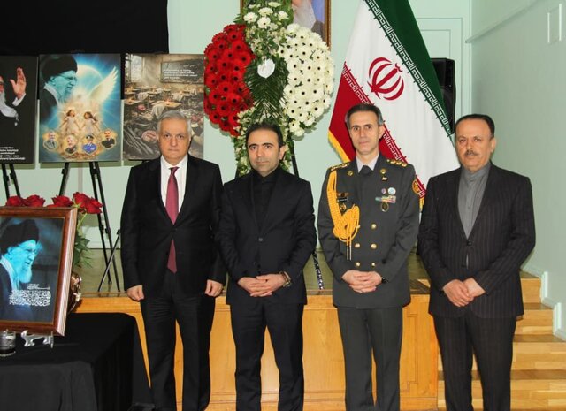 حضور مقامات ارشد ارمنستان در نمایندگی ایران در ایروان