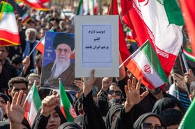 تشییع پیکر شهدای تجاوز آمریکایی - صهیونی در اهواز