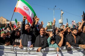 تشییع پیکر شهدای تجاوز آمریکایی - صهیونی در اهواز