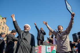 تشییع پیکر شهدای تجاوز آمریکایی - صهیونی در اهواز