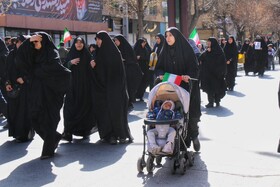 تشییع پیکر پنج شهید تجاوز آمریکایی صهیونی - همدان