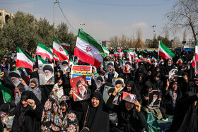 راهپیمایی مردم تهران در اعلام انزجار از جنایات آمریکا و رژیم صهیونیستی