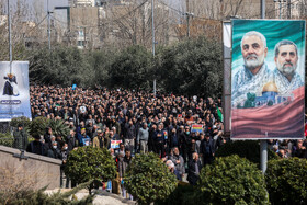 راهپیمایی مردم تهران در اعلام انزجار از جنایات آمریکا و رژیم صهیونیستی