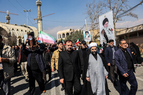 راهپیمایی مردم تهران در اعلام انزجار از جنایات آمریکا و رژیم صهیونیستی