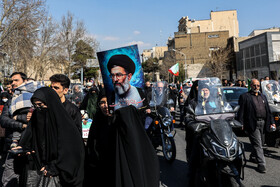 راهپیمایی مردم تهران در اعلام انزجار از جنایات آمریکا و رژیم صهیونیستی
