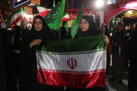 حضور خیابانی مردم همدان در هفتمین شب شهادت رهبر انقلاب