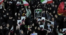 برگزاری اجتماع شبانه مردم رفسنجان در خونخواهی رهبر شهید انقلاب + ویدئو