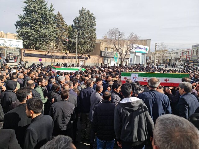 تشییع پیکر ۲ شهید در حملات آمریکایی_صهیونیستی در تویسرکان
