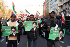 مراسم بیعت با سومین رهبر انقلاب - تهران
