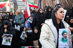 مراسم بیعت با سومین رهبر انقلاب - تهران