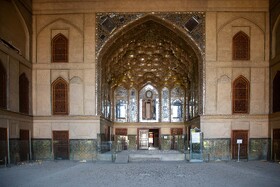 خسارات ناشی از تجاوز هوایی آمریکا و رژیم صهیونیستی به ایران - کاخ چهل‌ستون اصفهان / ۱۸ اسفند ۱۴۰۴