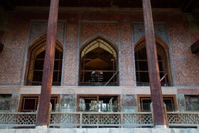 خسارات ناشی از تجاوز هوایی آمریکا و رژیم صهیونیستی به ایران - کاخ چهل‌ستون اصفهان / ۱۸ اسفند ۱۴۰۴
