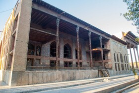 خسارات ناشی از تجاوز هوایی آمریکا و رژیم صهیونیستی به ایران - کاخ چهل‌ستون اصفهان / ۱۸ اسفند ۱۴۰۴