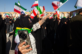 مراسم بیعت با رهبر جدید انقلاب - اصفهان