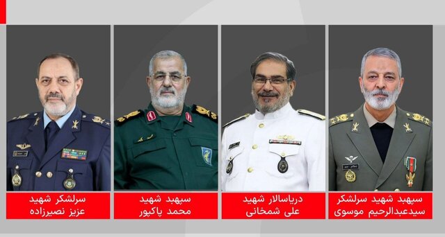 بیانیه سپاه درباره مراسم تشییع پیکر مطهر فرماندهان شهید