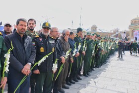 مراسم تشییع پیکر مطهر شهدای والامقام جنگ رمضان _ همدان