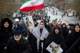 مراسم راهپیمایی روز جهانی قدس - تهران / ۲۲ اسفند ۱۴۰۴۰