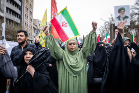 مراسم راهپیمایی روز جهانی قدس - تهران / ۲۲ اسفند ۱۴۰۴۰