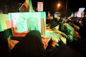 تجمع زنجانی ها در محل صابت موشک به منزل مسکونی
