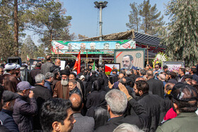 مراسم تشییع و خاکسپاری پیکر عزیز نصیرزاده وزیر دفاع شهید ایران