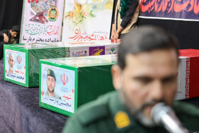 تشییع پیکر مطهر ۲ شهید جنگ رمضان - مشهد