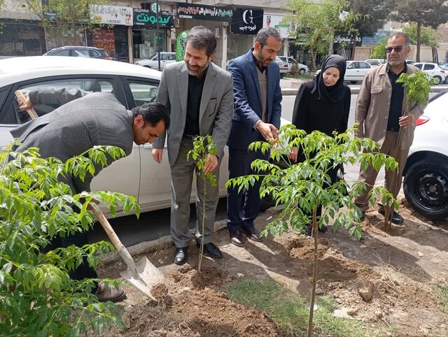کاشت نهال به یاد رهبر شهید و دانش‌آموزان میناب توسط جهاد دانشگاهی سیستان و بلوچستان