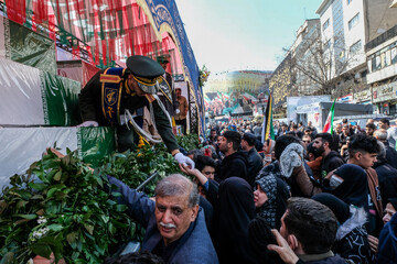 مراسم تشییع «علی لاریجانی»، «غلامرضا سلیمانی» و قهرمانان «ناو دنا»