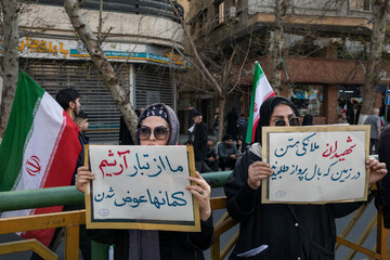 مراسم تشییع «علی لاریجانی»، «غلامرضا سلیمانی» و قهرمانان «ناو دنا»