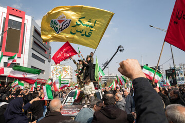 مراسم تشییع «علی لاریجانی»، «غلامرضا سلیمانی» و قهرمانان «ناو دنا»