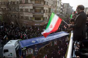 مراسم تشییع «علی لاریجانی»، «غلامرضا سلیمانی» و قهرمانان «ناو دنا»