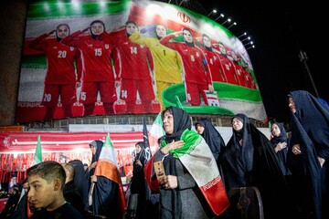 مراسم استقبال از تیم ملی فوتبال زنان