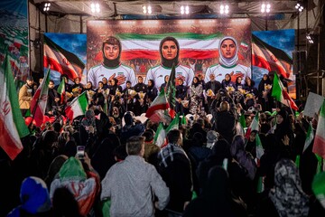 مراسم استقبال از تیم ملی فوتبال زنان