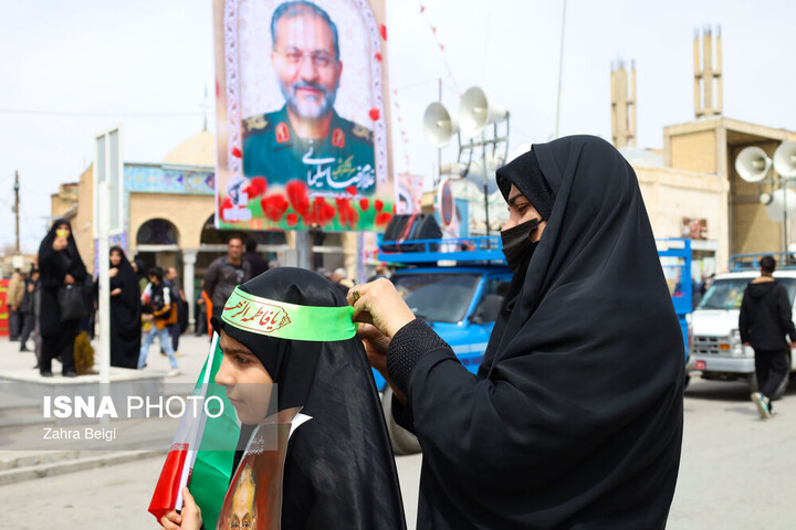 مراسم پاسداشت سرلشکر پاسدار شهید سلیمانی برگزار شد