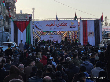 نماز عید فطر در سرزمین های فلسطینی همراه با حملات و هجوم نظامیان صهیونیست