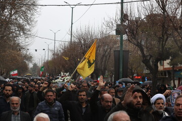 تشییع شهید همدانی ناو شکن  دنا وحید لطفی