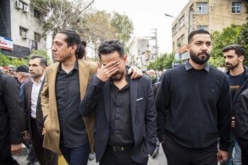 تشییع پیکر مطهر ۳ شهید «ناو دنا» - ساری