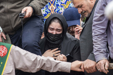 تشییع پیکر مطهر ۳ شهید «ناو دنا» - ساری