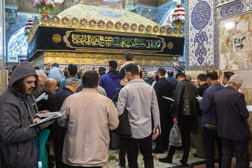 لحظه تحویل سال 1405 - حرم حضرت فاطمه معصومه(س)