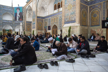 لحظه تحویل سال 1405 - حرم حضرت فاطمه معصومه(س)