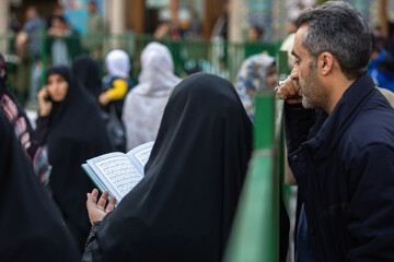 لحظه تحویل سال 1405 - حرم حضرت فاطمه معصومه(س)