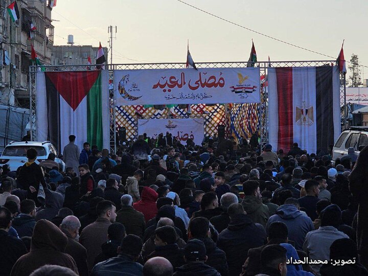 نماز عید فطر در سرزمین های فلسطینی همراه با حملات و هجوم نظامیان صهیونیست