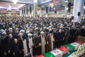 تشییع پیکر شهید "سید اسماعیل واعظی خطیب" - قم