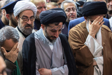 تشییع پیکر شهید "سید اسماعیل واعظی خطیب" - قم