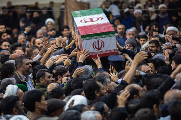 تشییع پیکر شهید "سید اسماعیل واعظی خطیب" - قم